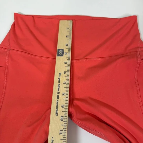 Lululemon Align High Rise Pocket Leggings Coral/Orange Size 10 Like New Active - Picture 9 of 10